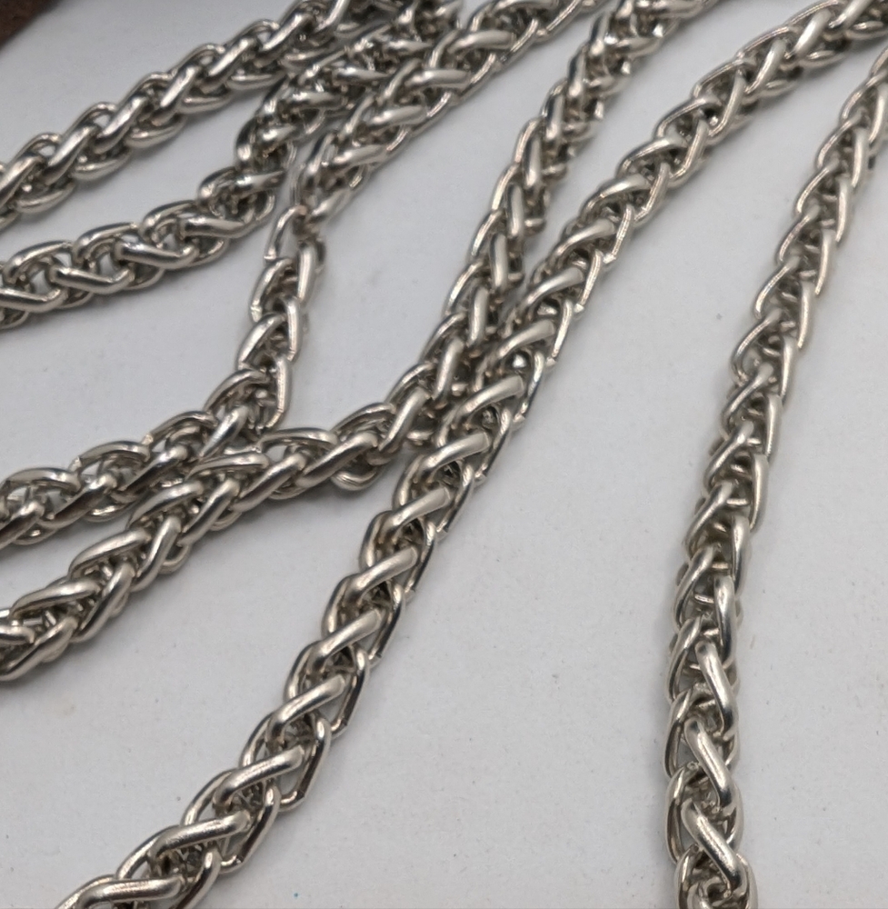 41" Replacement Silver Chain Shoulder Strap - image 2